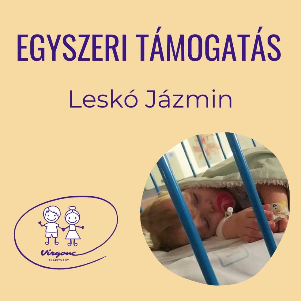 Leskó Jázmin - Egyszeri támogatás