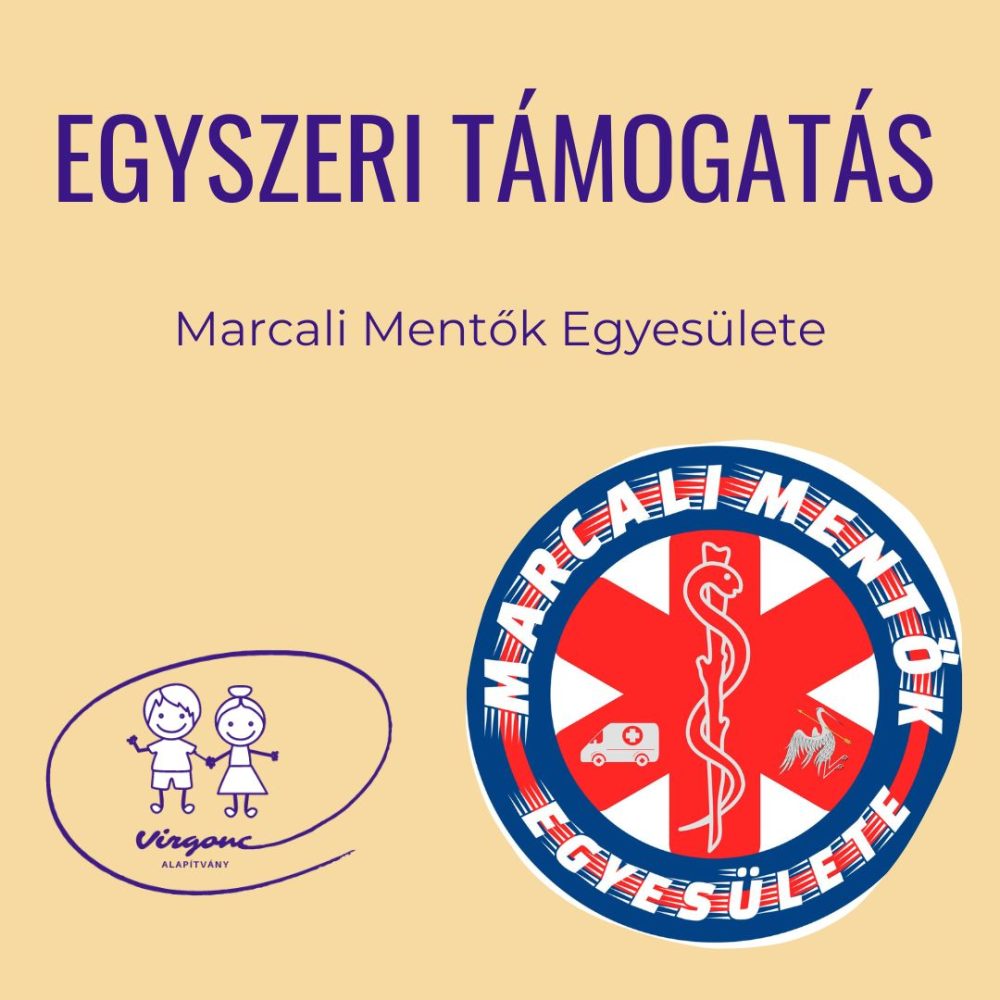Marcali Mentők Egyesülete - Egyszeri támogatás