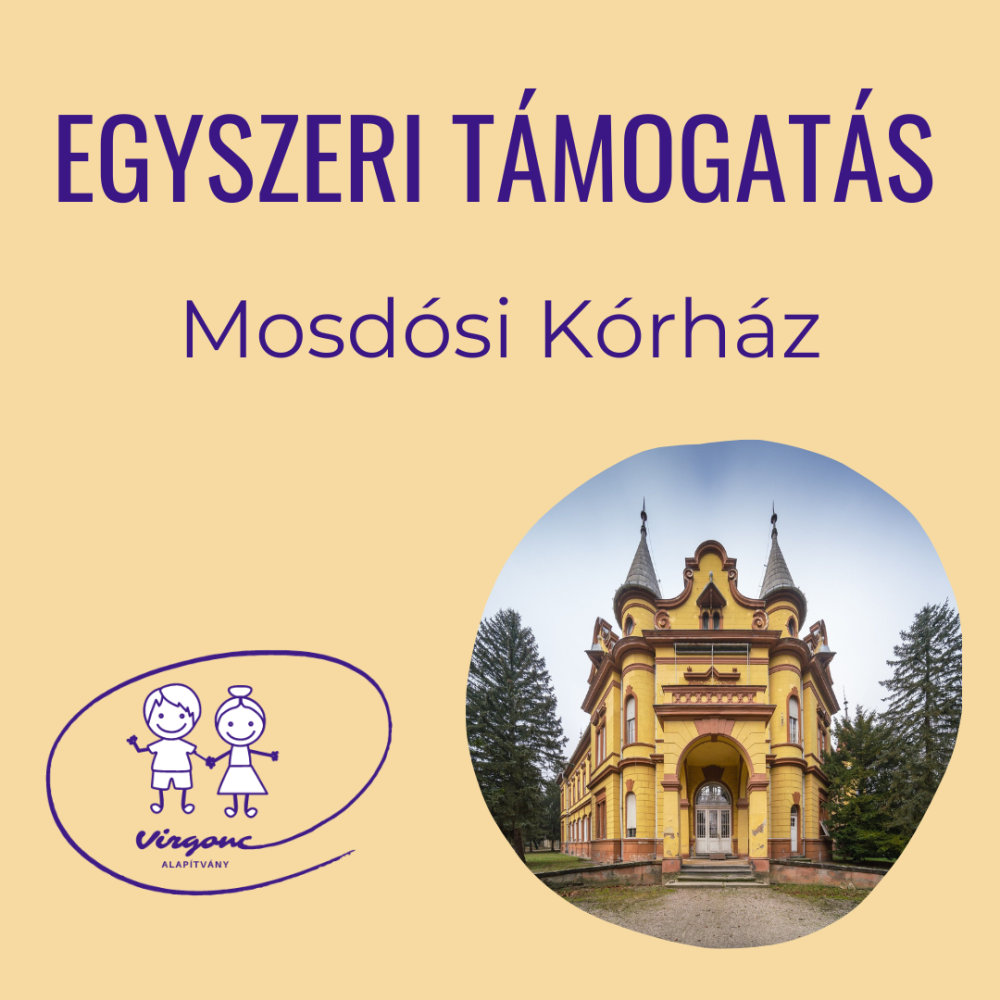 Mosdósi Kórház Krónikus Belgyógyászati Osztály - Egyszeri támogatás